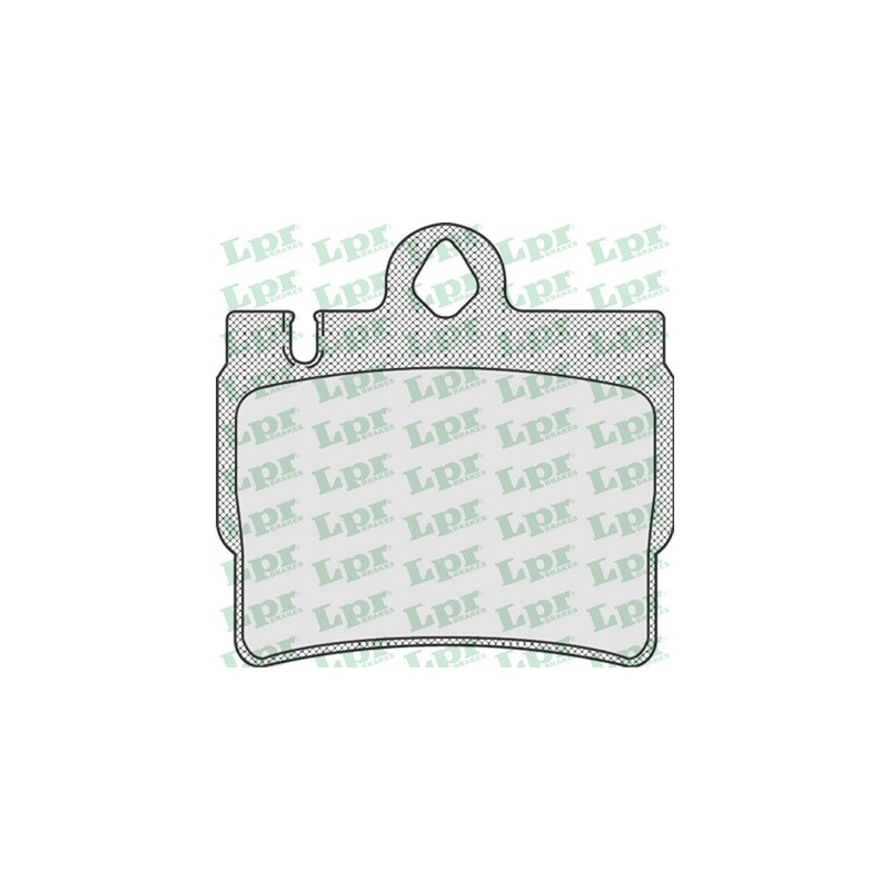 Zestaw klocków hamulcowych tył Mercedes S-klasa