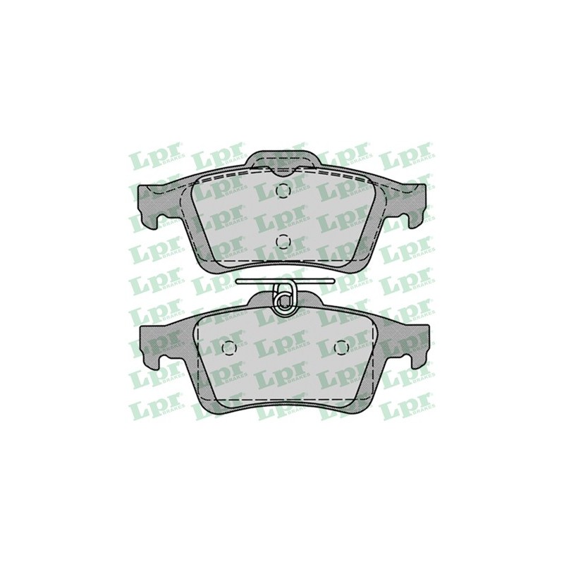 Zestaw klocków hamulcowych tył Citroen, Jaguar, Opel, Renault, Saab