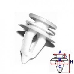 Spinka listwy progowej i tapicerki Ford C-max, Mercedes Sprinter, Vito