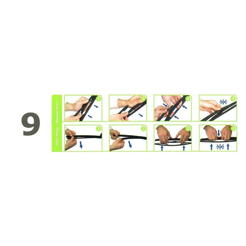 Pióro wycieraczki szyby tylnej 240 mm Renault Megane II 